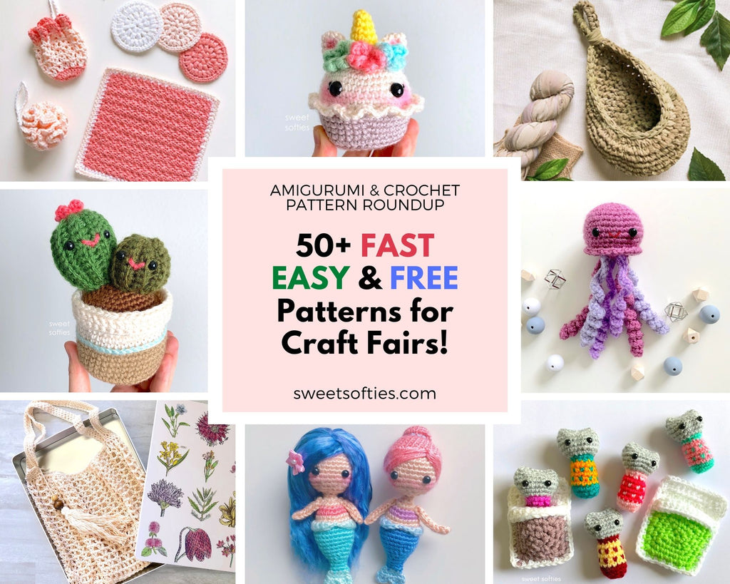 Best Free Amigurumi & Crochet Patterns for Craft Fairs