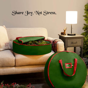 Premium Non Woven Christmas Wreath Storage Bag (Set of 2) – Only $4.99!