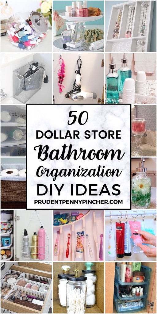 50 Dollar Store Bathroom Organization Ideas