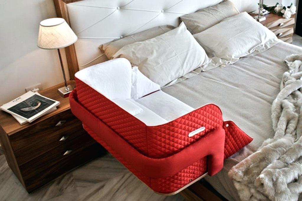 Funny Baby Crib Attached To Bed
