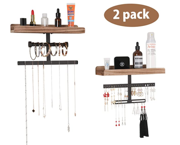 2 pack hanging jewelry organizers