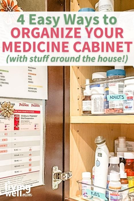 4 Smarter Ways to Organize Your Medicine Cabinet (With Stuff Around the House)