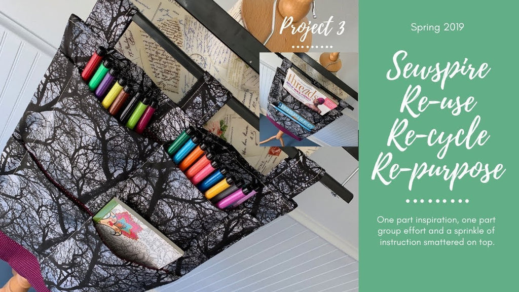 My process for designing and sewing a hanging organizer with hidden pockets by Sewspire (2 years ago)