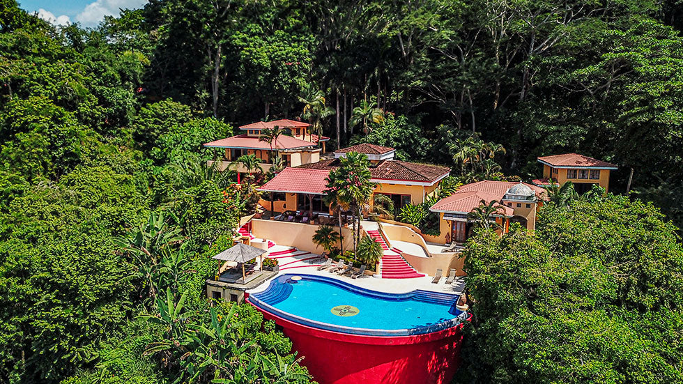 New Costa Rica Real Estate Service Exclusive Property Listing Seaside Ocean View Mansion in Exclusive Neighborhood Above Dominical Beach