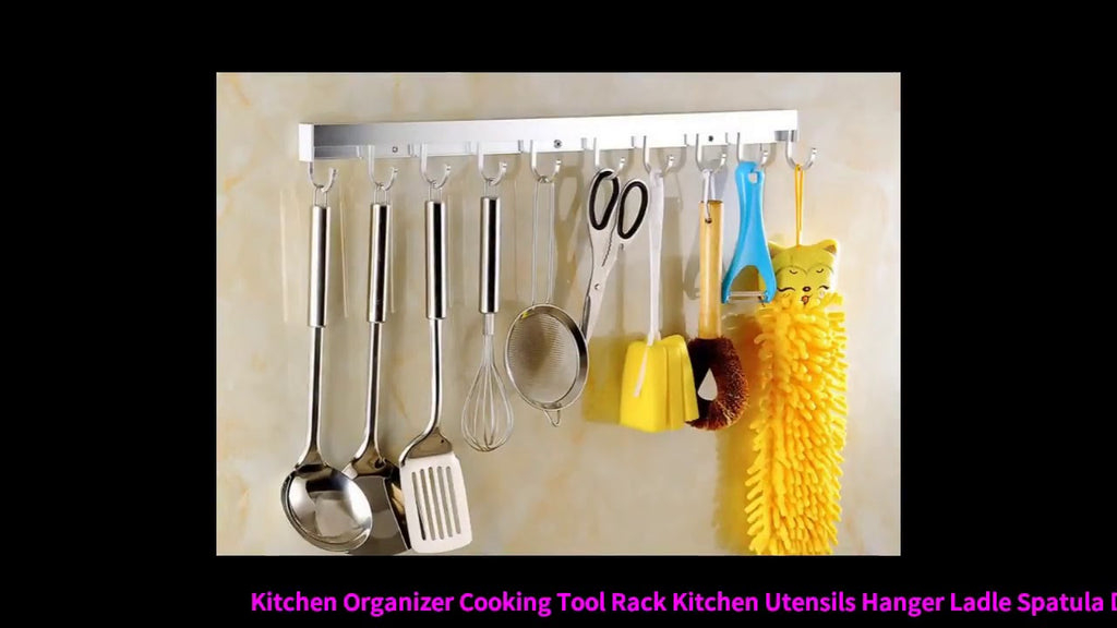 Kitchen Organizer Cooking Tool Rack Kitchen Utensils Hanger Ladle Spatula Door Hook For Kitchen Decoration and Bathroom Storage Check here ...