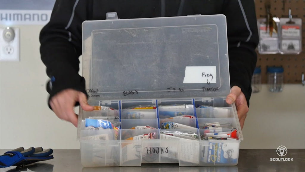 Smart, rust-free storage of your most-used hooks? It begins with leaving them in their surprisingly functional store packaging, and also includes finding a suitable ...