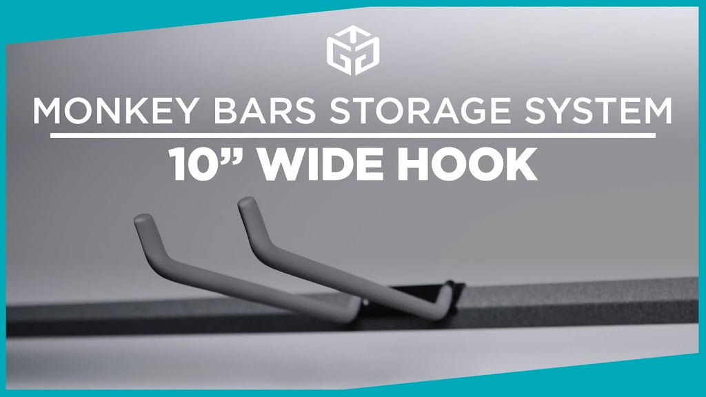 10 Wide Hook From The Monkey Bars Storage System by Gorgeous Garage (1 year ago)