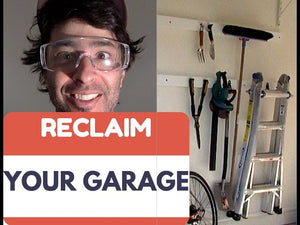Learn with me, as I take control of the garage with this is easy storage/organization solution