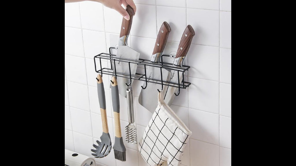 Kitchen Metal Knife Holder Multifunctional Hook Storage Organizer by e99 store (8 months ago)
