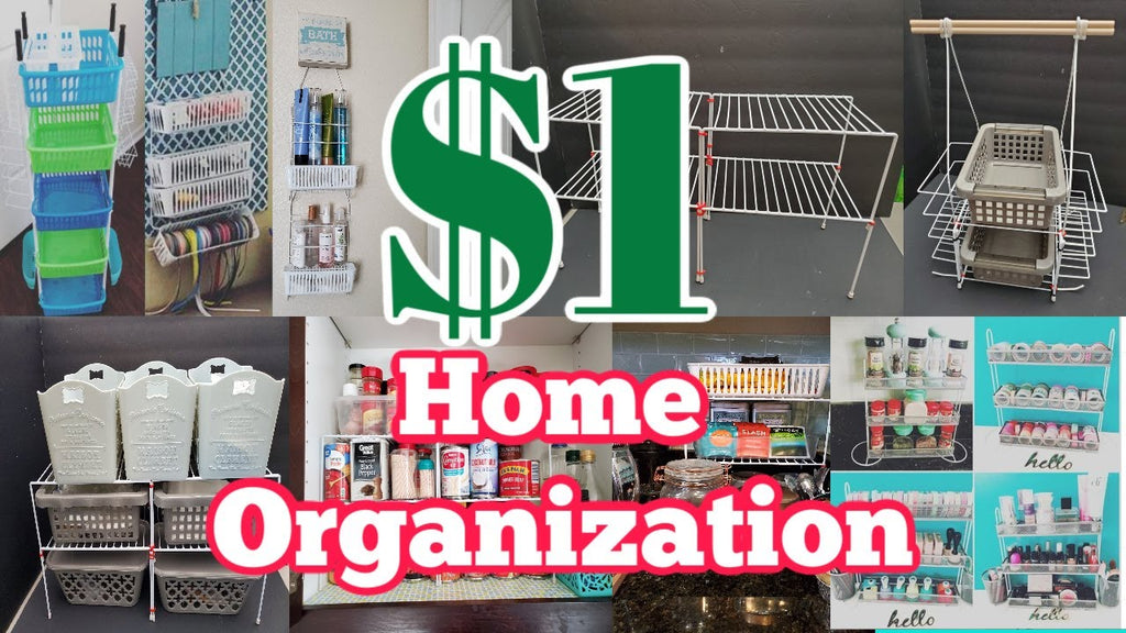 DIY DOLLAR STORE ORGANIZATION IDEAS and HACKS HOME ORGANIZATION MULTIPURPOSE BATHROOM KITCHEN CRAFT de LifeAt50&Beyond DIY hace 1 año 28 minutos 582,444 vista