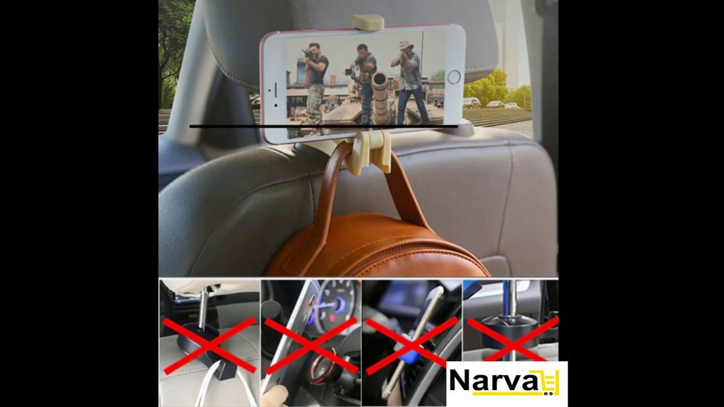 Car Seat Holder Hook Back Storage Hanger Universal Headrest by Narvaysuperstore (2 years ago)