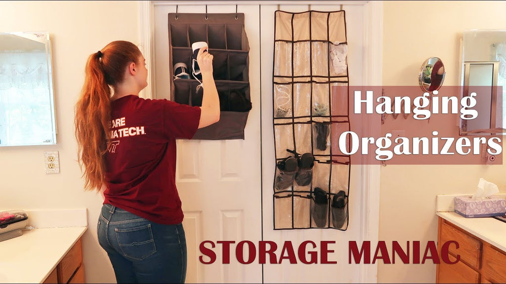 STORAGE MANIAC HANGING SHOE ORGANIZERS 🍀 (20-POCKET & 12-POCKET) OVER THE DOOR REVIEW 👈 by Ervin Reviews (2 years ago)