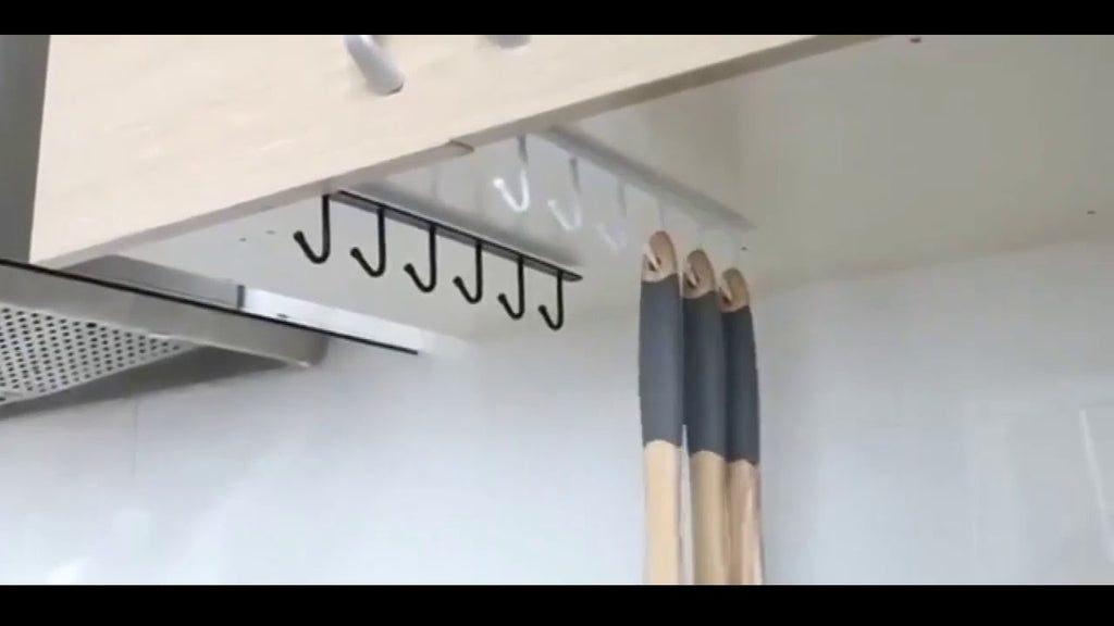 Kitchen Storage Rack Cupboard Hanging Hook Hanger Chest Storage Organizer Holder Bathroom Living by Kevin Liu (1 year ago)