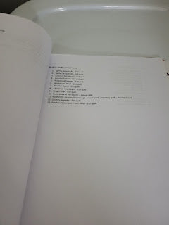 Cleaning up in the sewing room