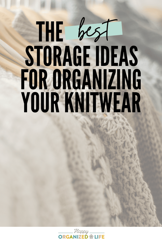 The Best Sweater Storage Ideas For Organizing Your Knitwear