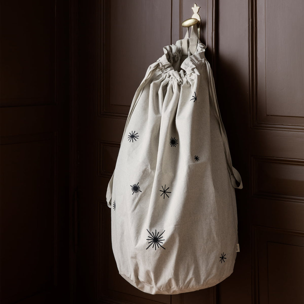 Ferm Living Star Christmas Bag - Sand