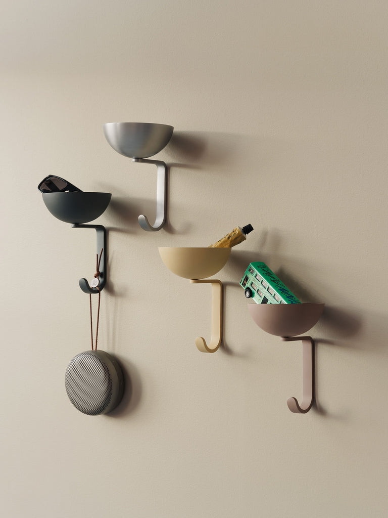 The Northern Nest Wall Hook Doubles as Coat Hanger and Accessory Holder