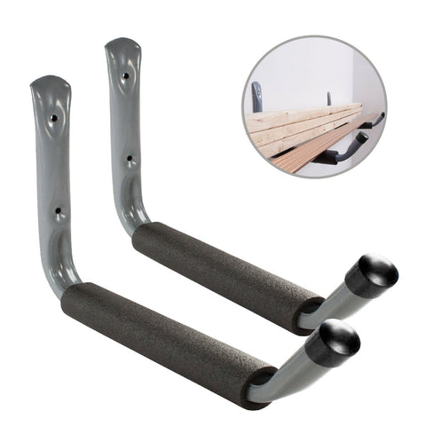 2 x Giant Heavy Duty 370mm Storage Hooks Wall Mounted<br><br>