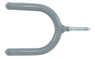 20 Crawford SS13-25 Vinyl Coated Steel Screw In Tool Storage Hanging Hooks,Approx. 4" long x 2.3" wide