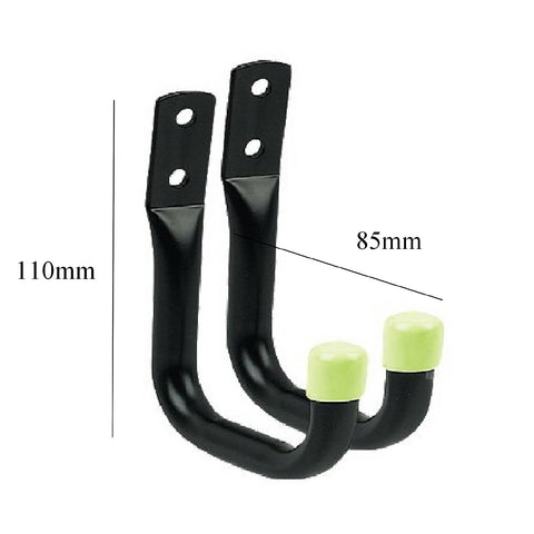 2 x 8cm Heavy Duty Storage Hooks Wall Mounted<br><br>