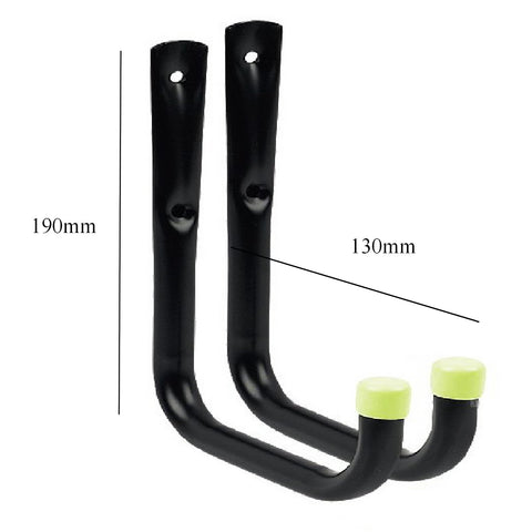 2 x 13cm Heavy Duty Storage Hooks Wall Mounted<br><br>