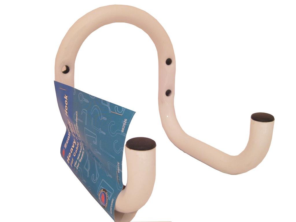 Shed Cable & Hose White Storage Hook