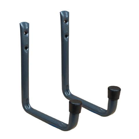2 x Wall Mounted 110mm Utility Storage Hooks<br><br>
