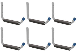 (6) ea Crawford HGSH 12" Jumbo Arm Ladder / Tool / Garage Storage Hooks