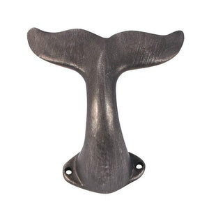 Pewter Whale's Tail Storage Hook